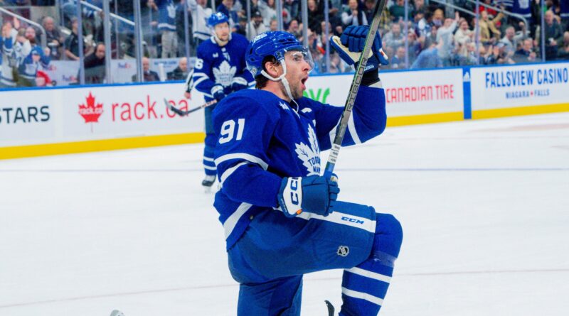 John Tavares of the Toronto Maple Leafs (image source: X / @MapleLeafs)