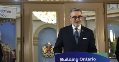 Paul Calandra, Ontario's Minister of Municipal Affairs and Housing makes an announcement (image source: X / @PaulCalandra)