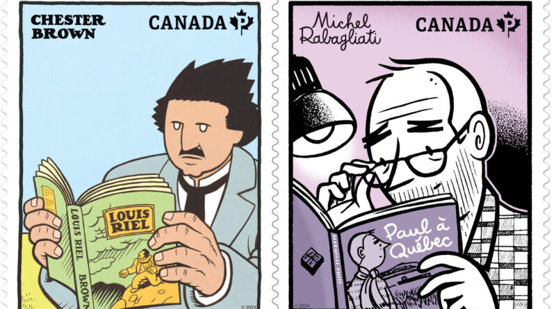 New stamp series celebrates Canada’s iconic graphic novelists (CNW Group/Canada Post)