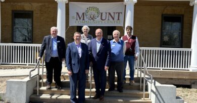 Associate Minister of Housing, Rob Flack at the Mount supportive housing in Peterborough ON (image source: X / @RobFlackEML)