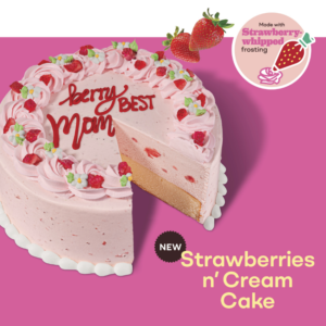 Strawberries and Cream Cake from Baskin Robbins 