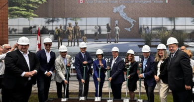 Villa Charities breaks ground for major installation that pays tribute to the Italian immigrant story to Canada.