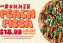 Doughbox Unveils Limited-Time Peach Pizza in Canada