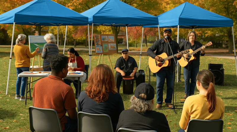 Residents enjoy live music, art workshops, and performances during Culture Days in Caledon.